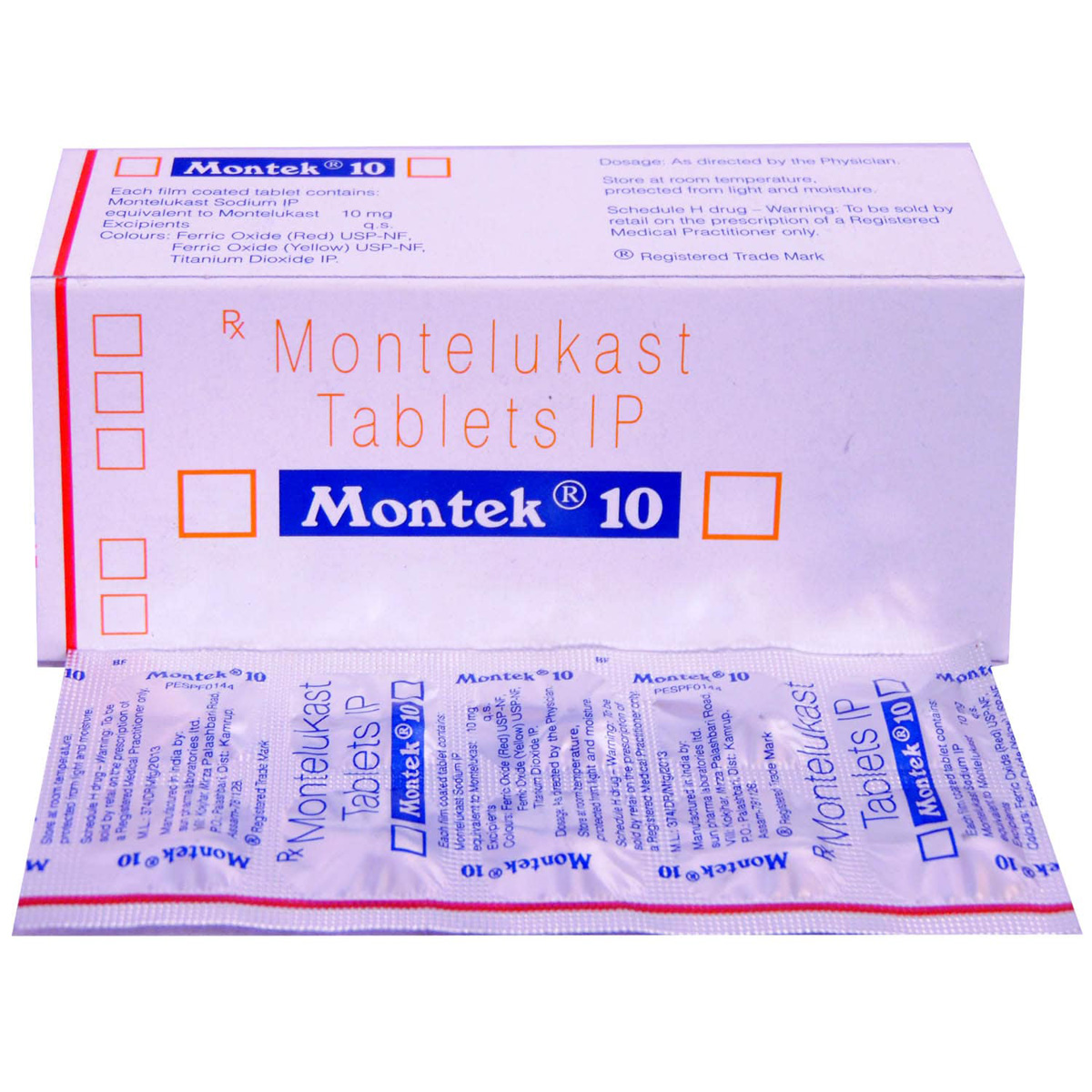 Montek 10 Tablet 10's, Pack of 10 TABLETS Montek 10 Tablet 10's, Pack of 10 TABLETS