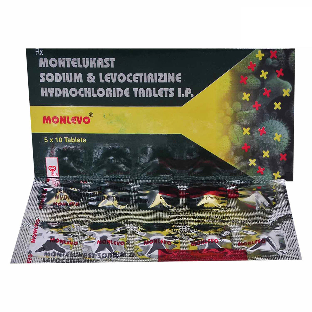 Monlevo Tablet 10's, Pack of 10 TABLETS Monlevo Tablet 10's, Pack of 10 TABLETS