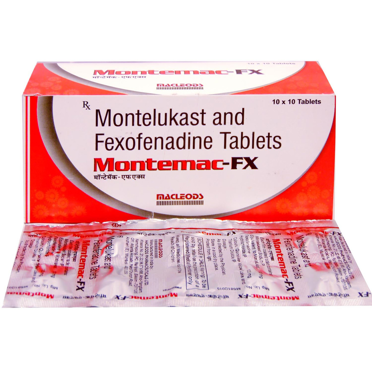 Montemac-FX Tablet 10's, Pack of 10 TABLETS Montemac-FX Tablet 10's, Pack of 10 TABLETS