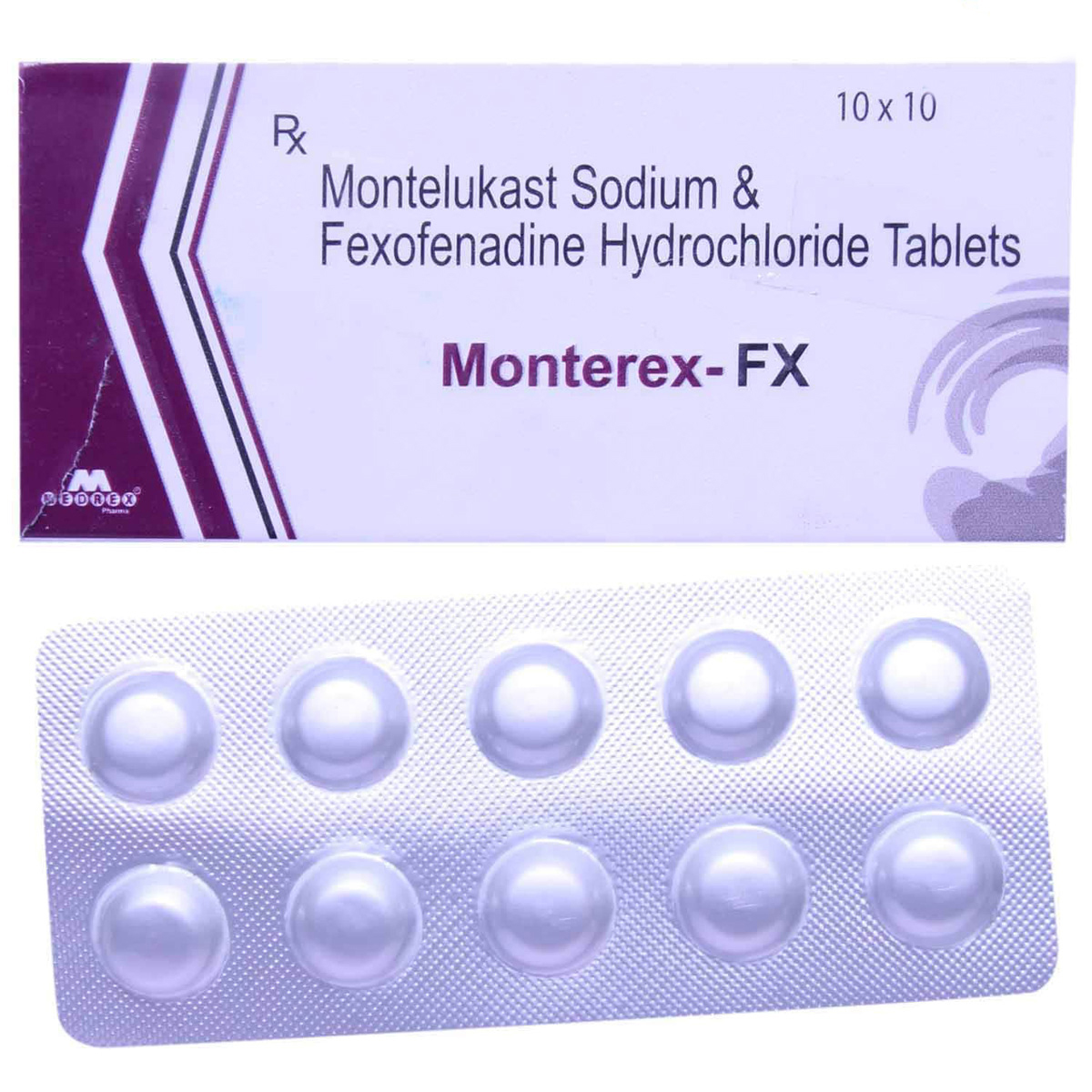 Monterex FX Tablet 10's, Pack of 10 TABLETS Monterex FX Tablet 10's, Pack of 10 TABLETS