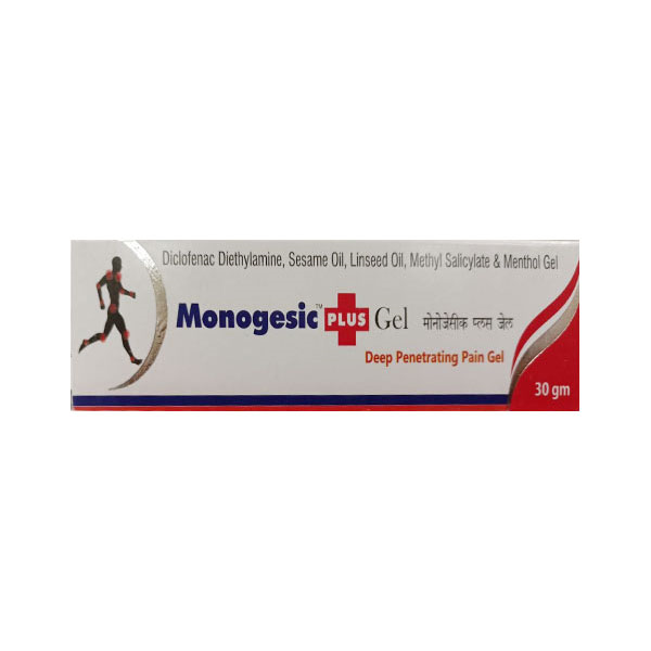 Monogesic Plus Gel 30 gm, Pack of 1 Gel Monogesic Plus Gel 30 gm, Pack of 1 Gel