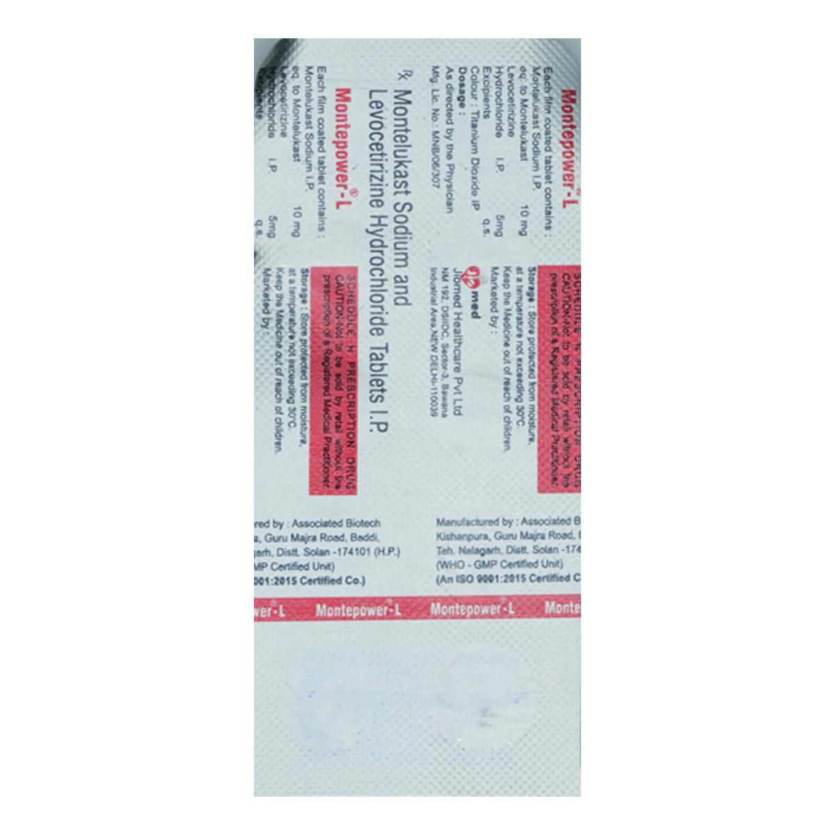 Montepower-L Tablet 10's, Pack of 10 TabletS Montepower-L Tablet 10's, Pack of 10 TabletS