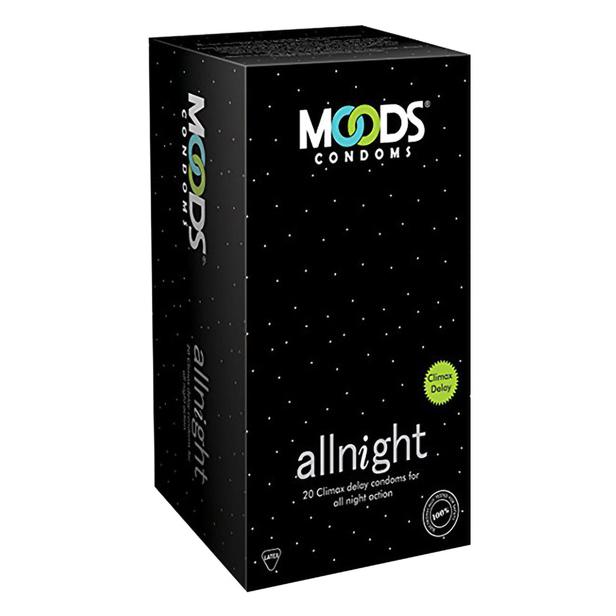 Moods Allnight Condoms, 20 Count, Pack of 1 Moods Allnight Condoms, 20 Count, Pack of 1