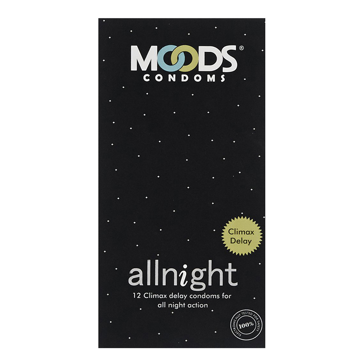 Moods Allnight Condoms, 12 Count, Pack of 1 Moods Allnight Condoms, 12 Count, Pack of 1