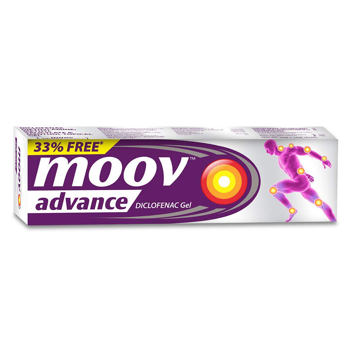 Moov Advance Diclofenac Gel, 30 gm, Pack of 1