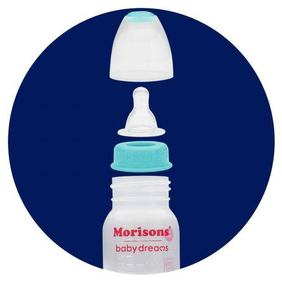 Morrison Regular Feeding Bottle Medium, 125 ml, Pack of 1 Morrison Regular Feeding Bottle Medium, 125 ml, Pack of 1
