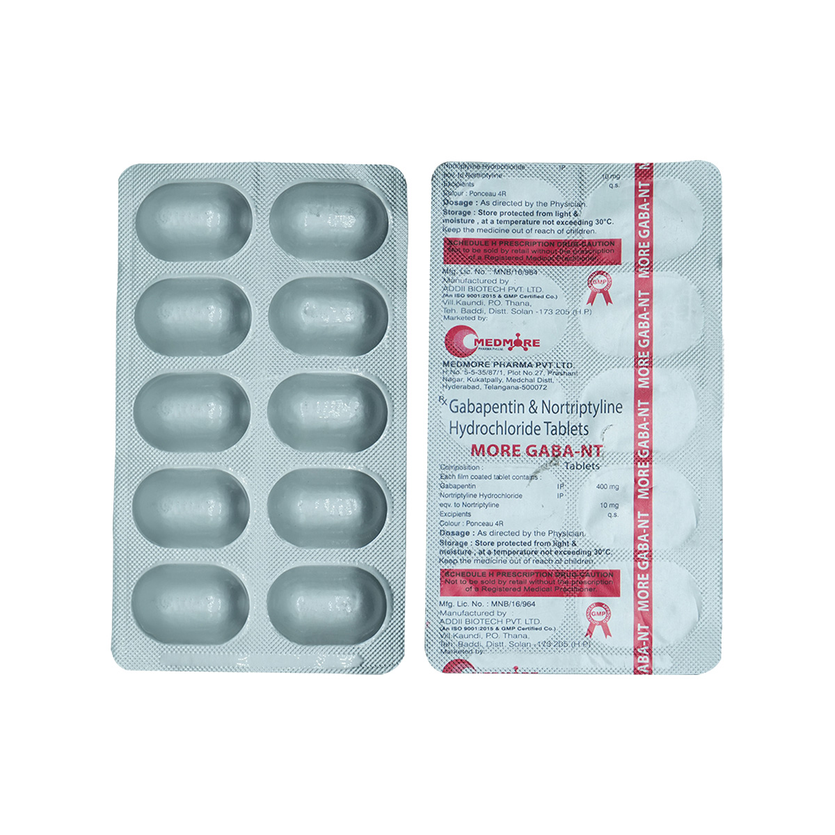 More Gaba-NT Tablet 10's, Pack of 10 TABLETS More Gaba-NT Tablet 10's, Pack of 10 TABLETS