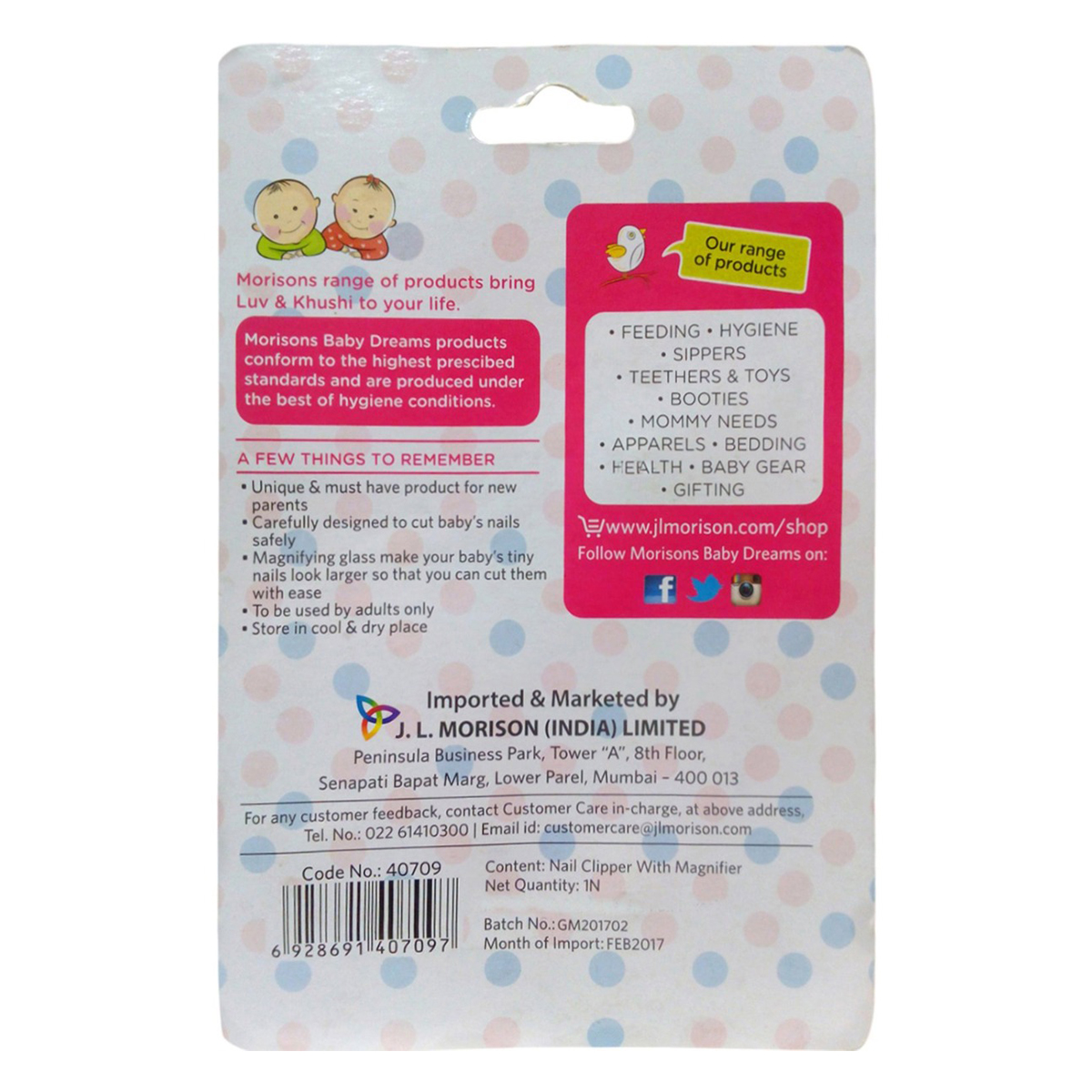 Baby Nail Clipper with Magnifier for 1M+ Baby, 1 Count, Pack of 1 Baby Nail Clipper with Magnifier for 1M+ Baby, 1 Count, Pack of 1