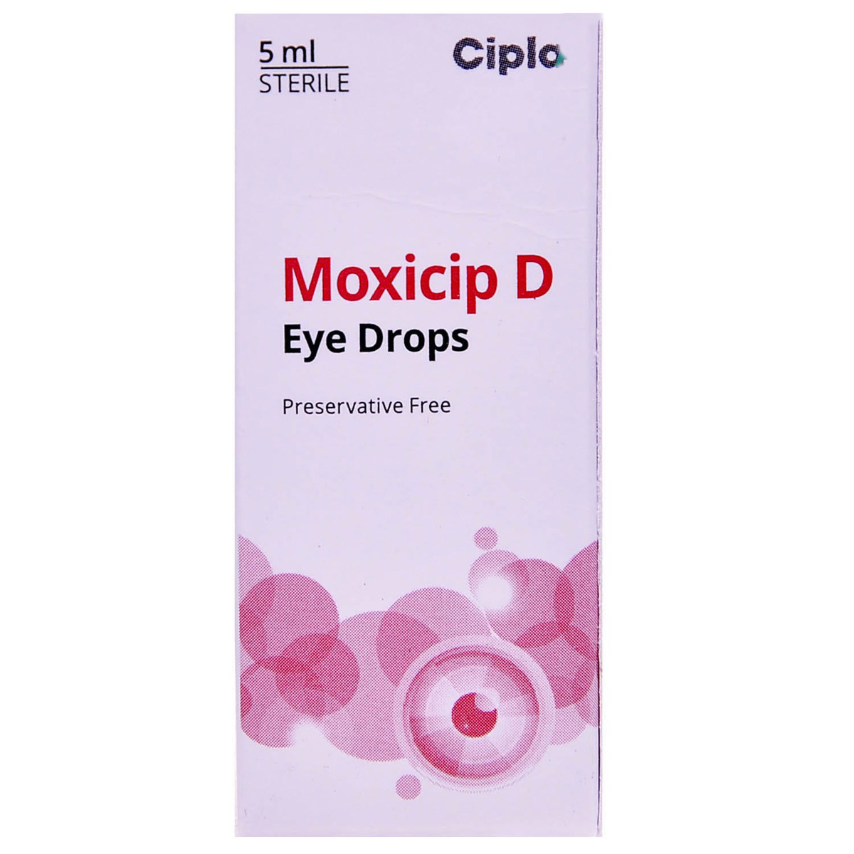 Moxicip D Eye Drops 5ml, Pack of 1 Eye Drops Moxicip D Eye Drops 5ml, Pack of 1 Eye Drops