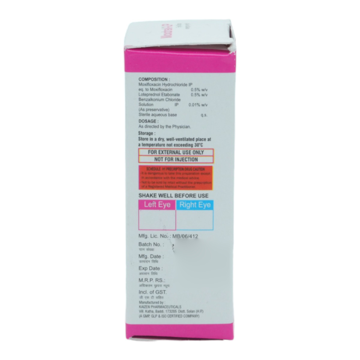 Moxdrak-LP Eye Drops 5 ml, Pack of 1 Eye Drops Moxdrak-LP Eye Drops 5 ml, Pack of 1 Eye Drops