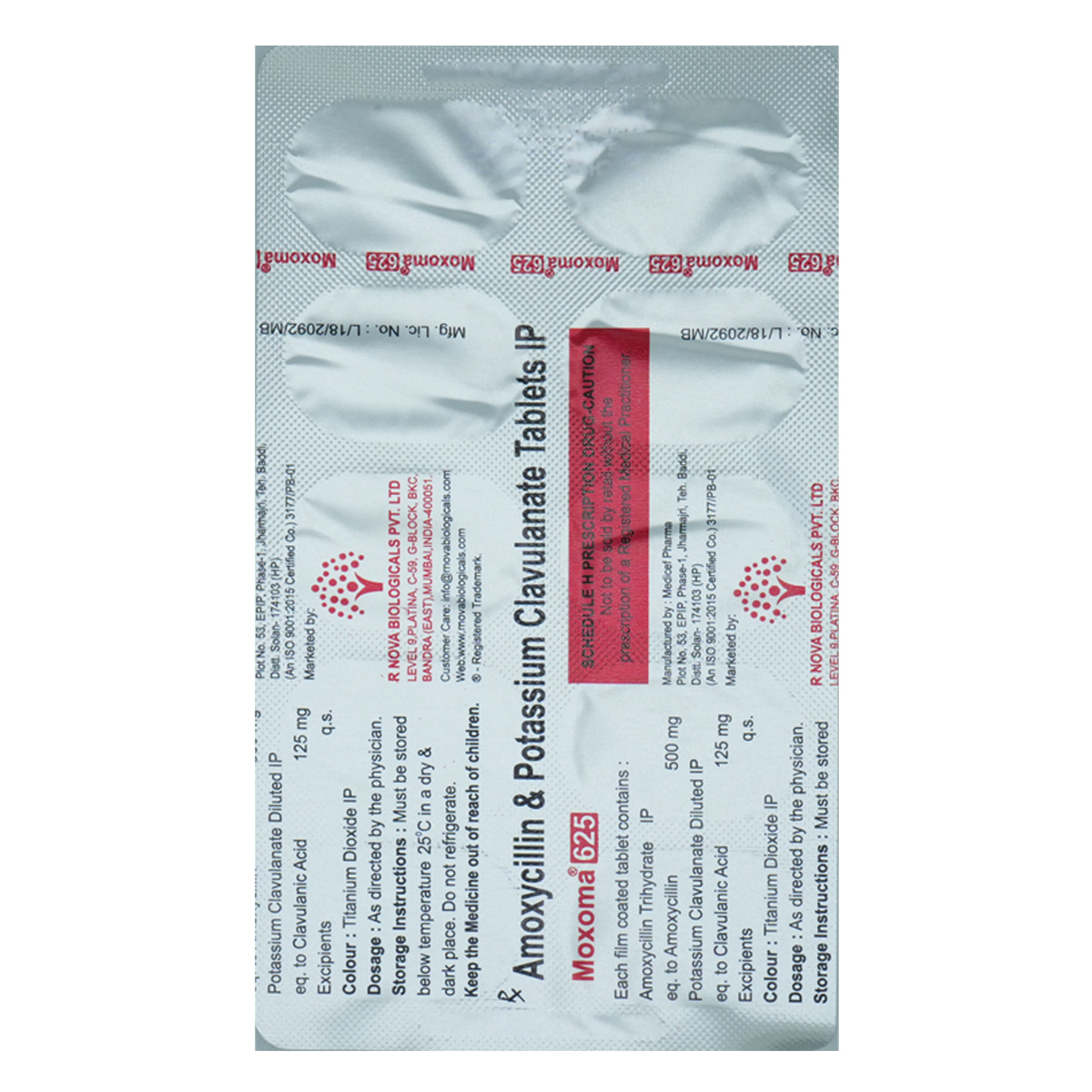 Moxoma 625 Tablet 10's, Pack of 10 TabletS Moxoma 625 Tablet 10's, Pack of 10 TabletS