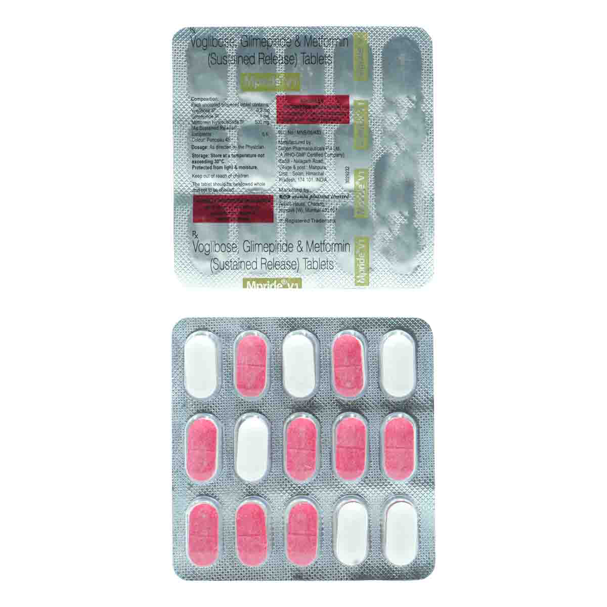 Mpride V 1 Tablet 15's, Pack of 15 TABLETS Mpride V 1 Tablet 15's, Pack of 15 TABLETS