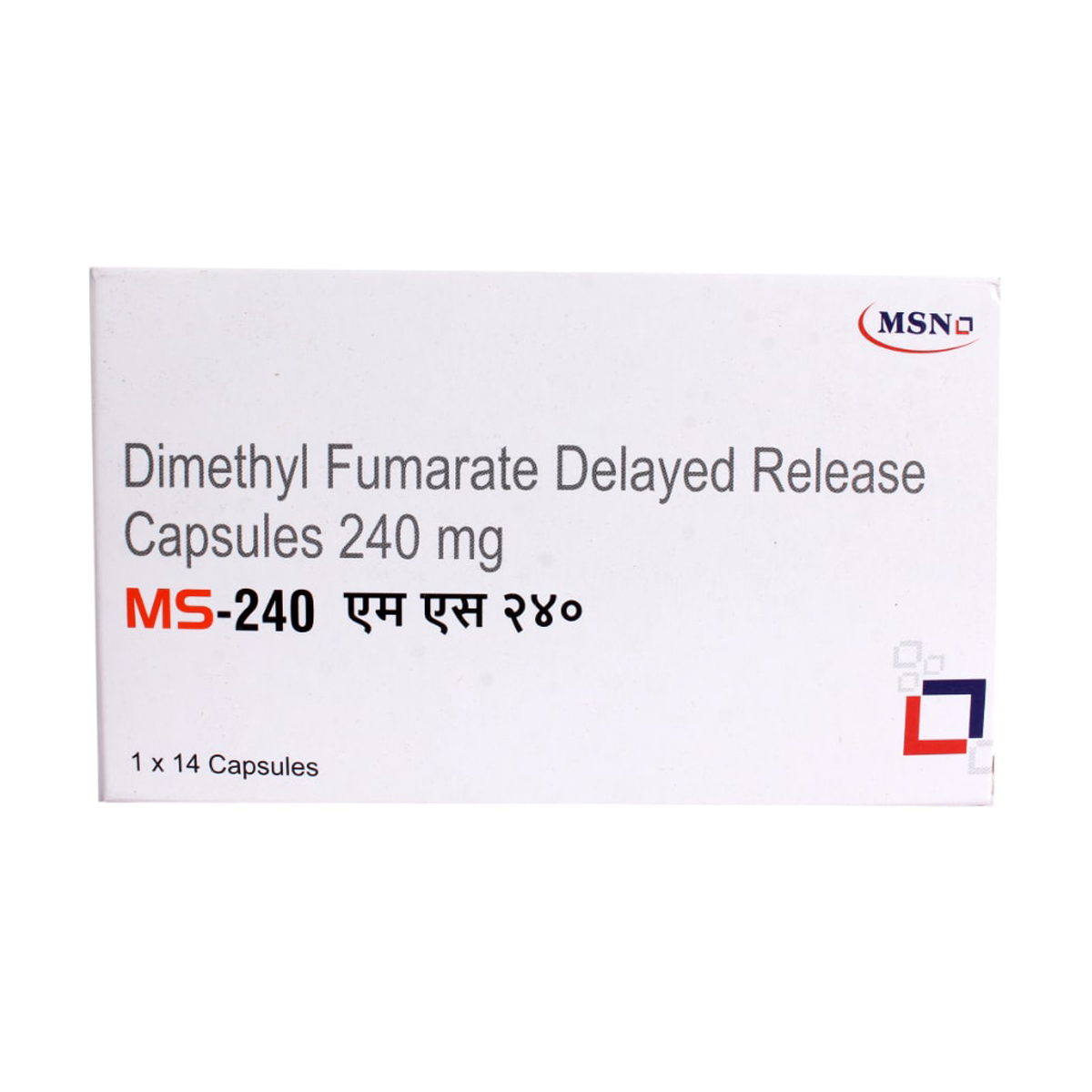 MS-240 DR Capsule 14's, Pack of 14 CapsuleS MS-240 DR Capsule 14's, Pack of 14 CapsuleS