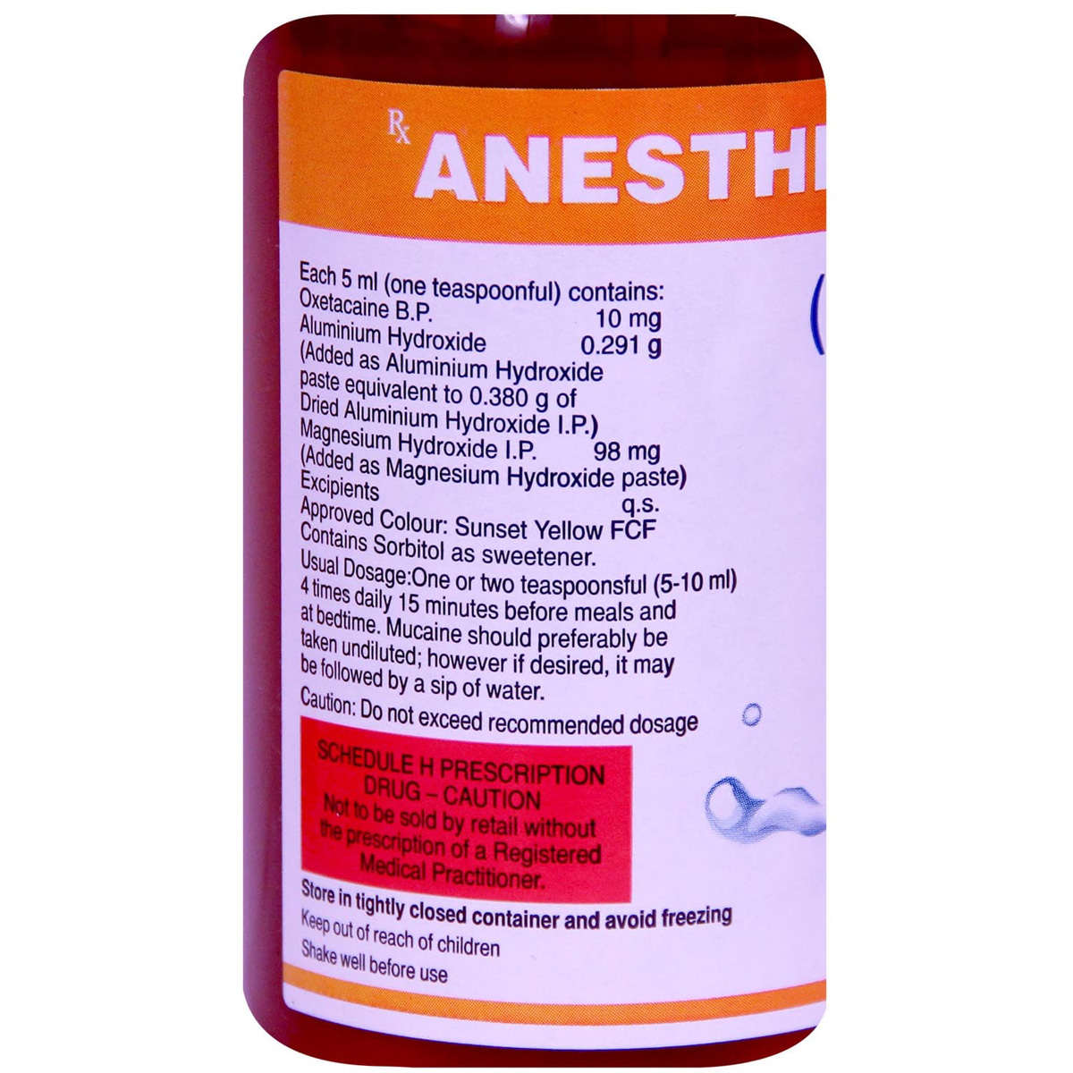 Mucaine Gel Orange 200 ml, Pack of 1 Oral Gel Mucaine Gel Orange 200 ml, Pack of 1 Oral Gel