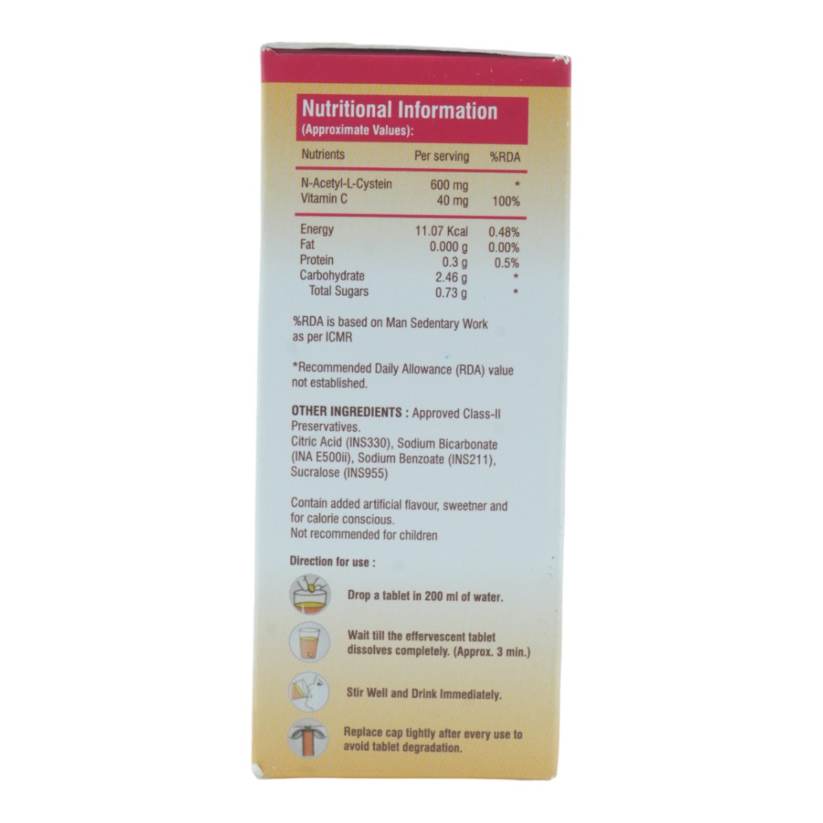 Mucotune Orange Effervescent Tablet 10's, Pack of 1 TABLET Mucotune Orange Effervescent Tablet 10's, Pack of 1 TABLET