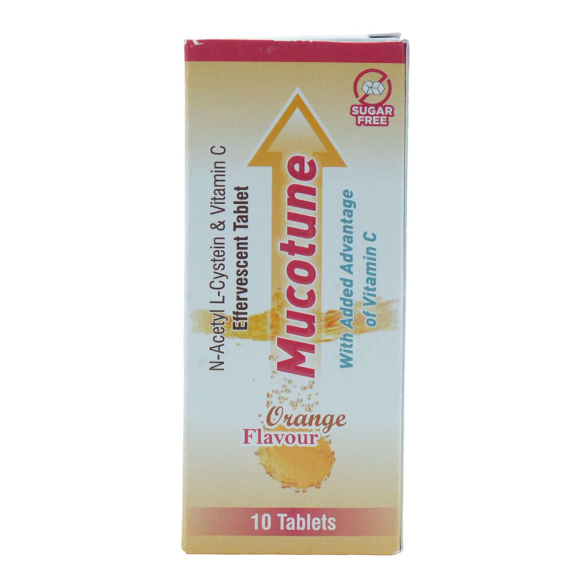 Mucotune Orange Effervescent Tablet 10's, Pack of 1 TABLET Mucotune Orange Effervescent Tablet 10's, Pack of 1 TABLET