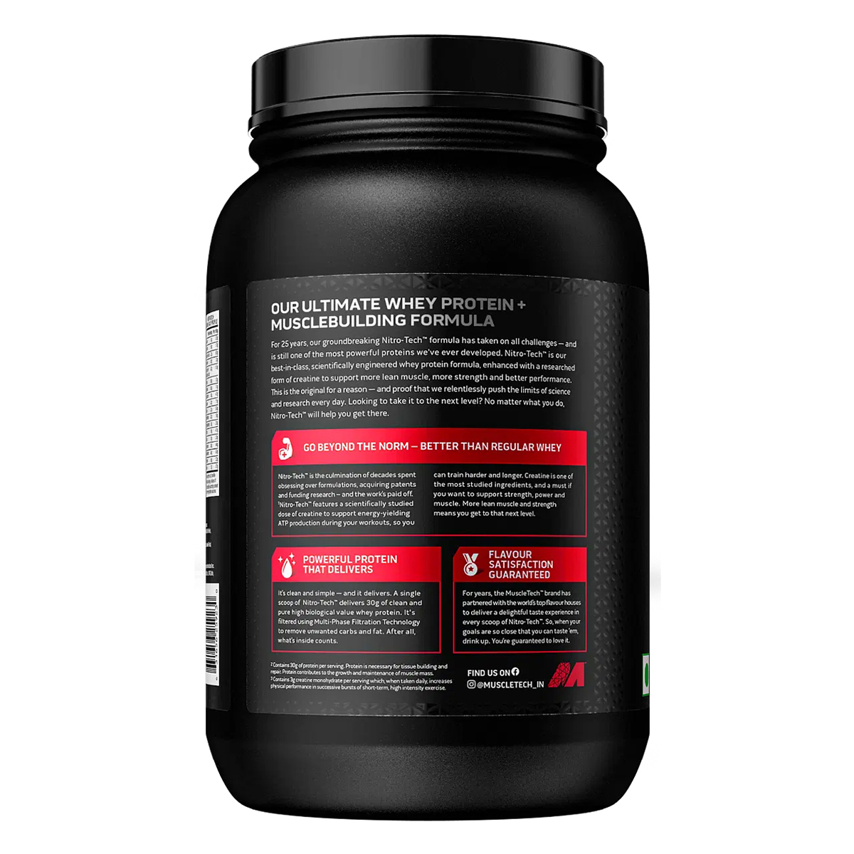 Muscletech Nitrotech Whey Protein Milk Chocolate Flavour Powder, 907 gm, Pack of 1 Muscletech Nitrotech Whey Protein Milk Chocolate Flavour Powder, 907 gm, Pack of 1