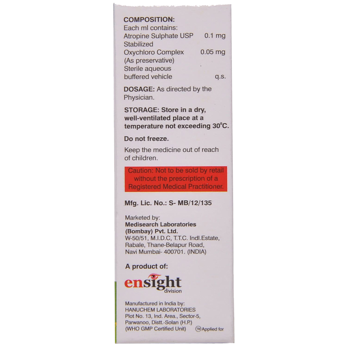 Myatro 0.01% Eye Drops 5 ml, Pack of 1 EYE DROPS Myatro 0.01% Eye Drops 5 ml, Pack of 1 EYE DROPS