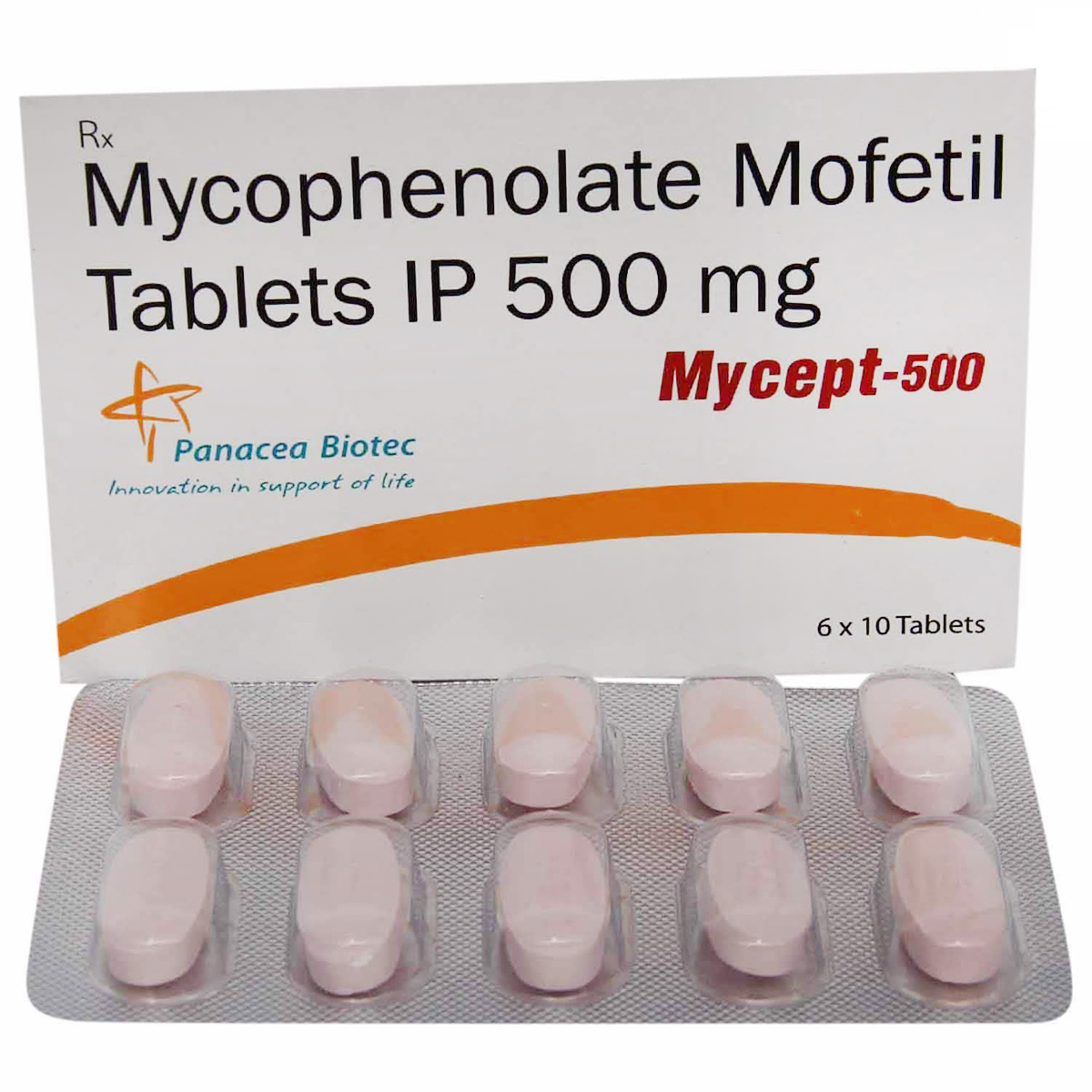 Mycept 500 Tablet 10's, Pack of 1 TABLET Mycept 500 Tablet 10's, Pack of 1 TABLET