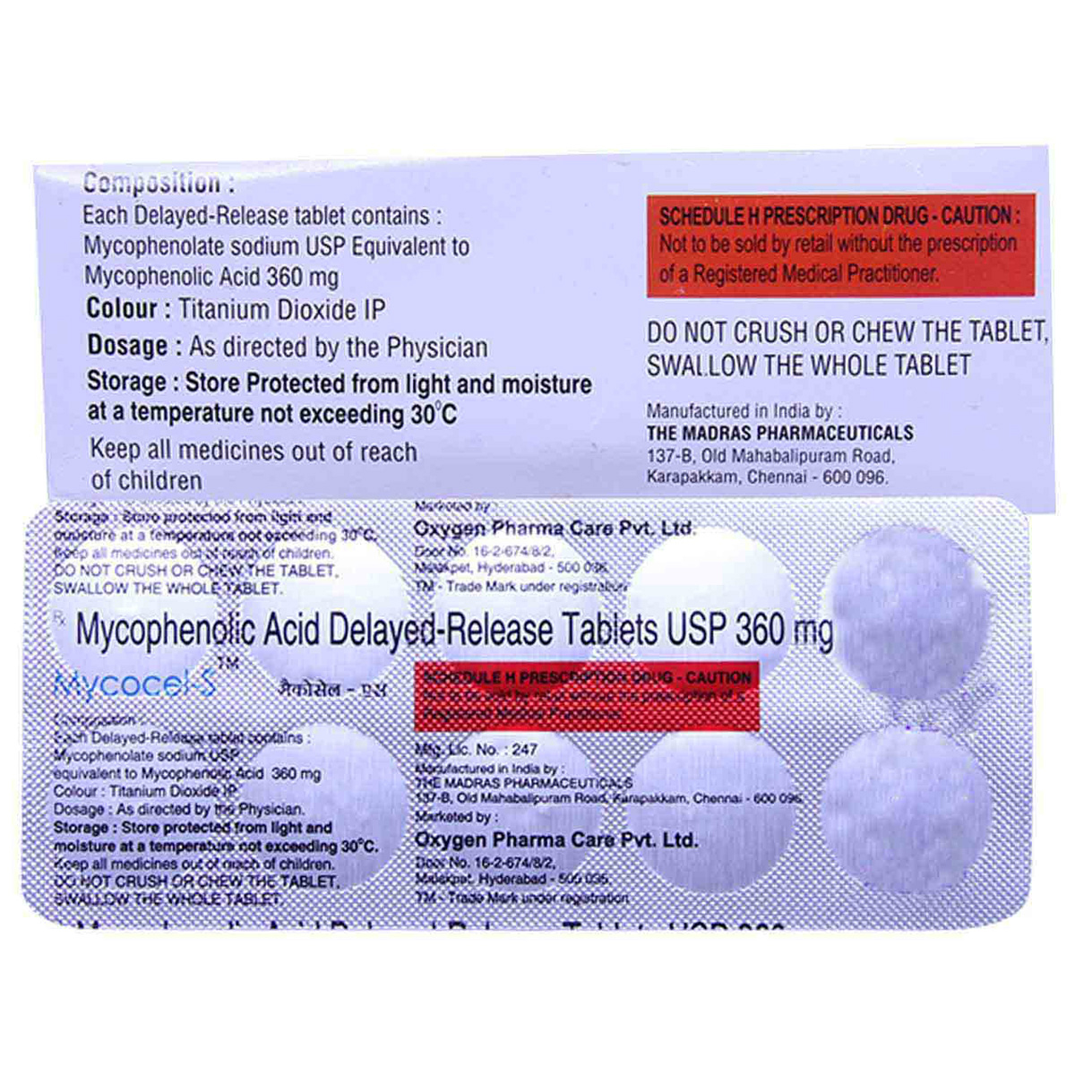 Mycocel-S Tablet 10's, Pack of 10 TabletS Mycocel-S Tablet 10's, Pack of 10 TabletS
