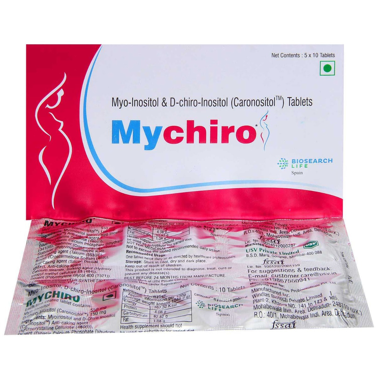 Buy Mychiro Tablet 10's Online