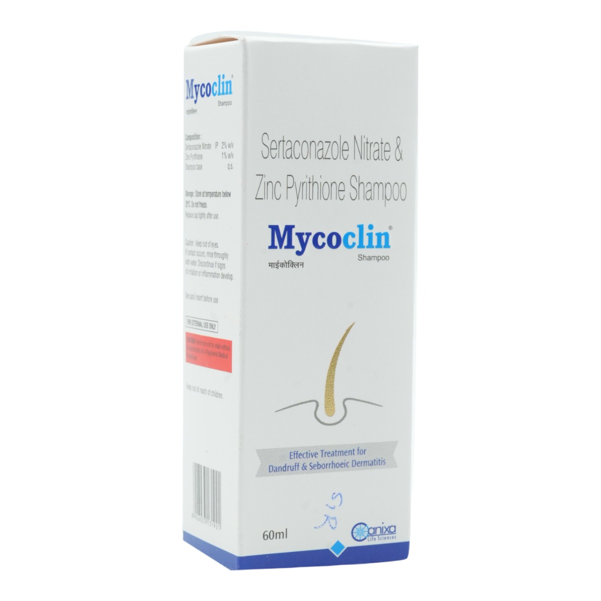 Mycoclin Shampoo 60 ml, Pack of 1 Shampoo Mycoclin Shampoo 60 ml, Pack of 1 Shampoo