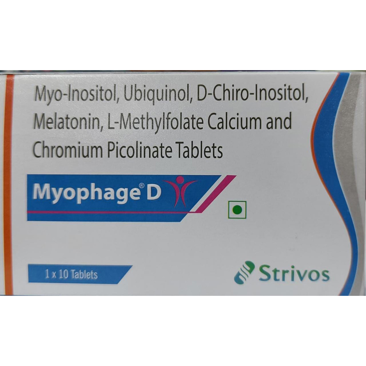 Myophage D Tablet 10's, Pack of 10 TABLETS Myophage D Tablet 10's, Pack of 10 TABLETS