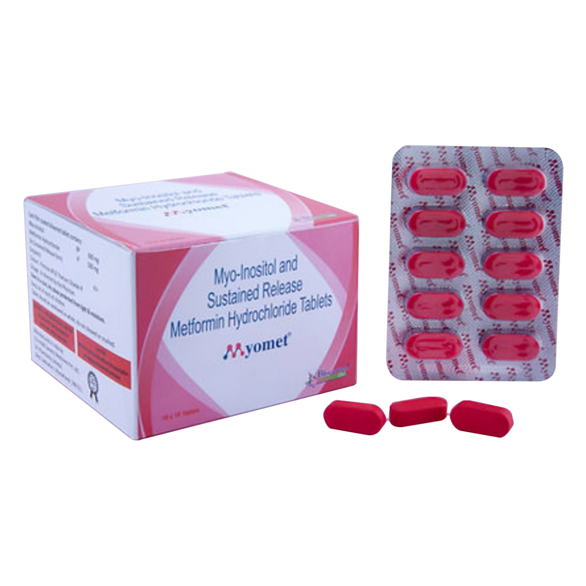 Myomet 600/500 Tablet 10's, Pack of 10 TABLETS Myomet 600/500 Tablet 10's, Pack of 10 TABLETS