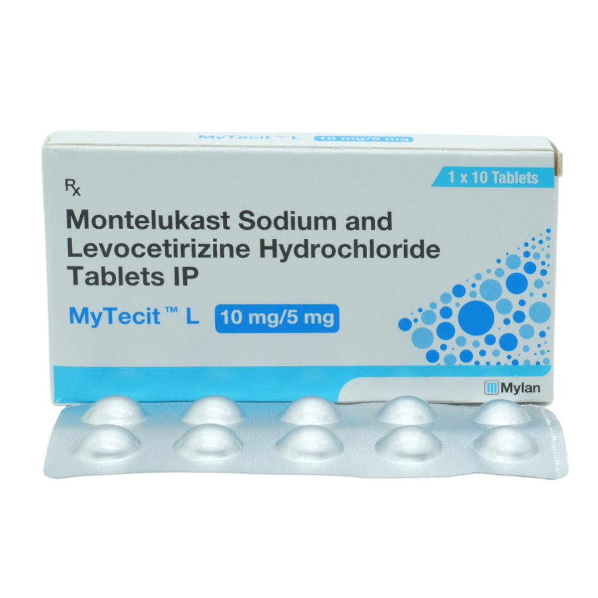 Mytecit L 10 mg/5 mg Tablet 10's, Pack of 10 TabletS Mytecit L 10 mg/5 mg Tablet 10's, Pack of 10 TabletS