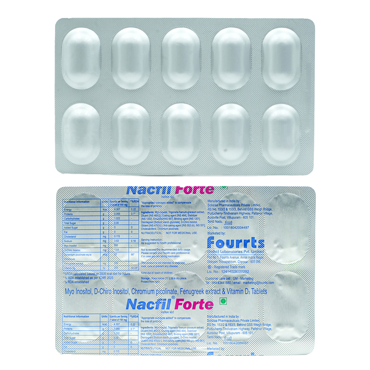 Buy Nacfil Forte Tablet 10's Online