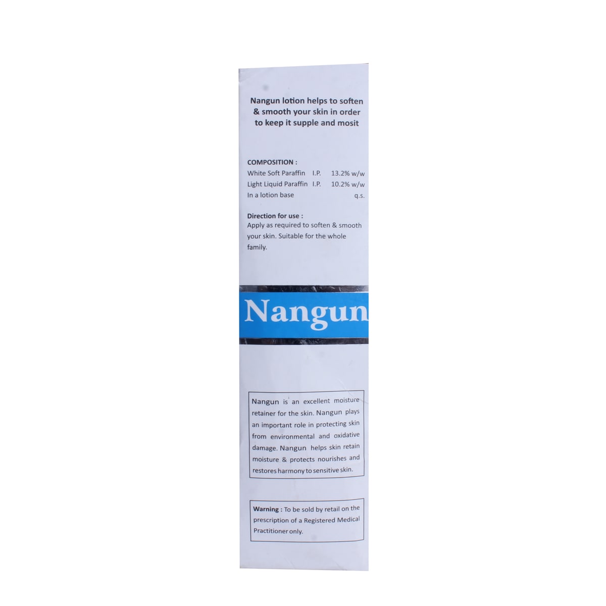 Nangun Moisturizing Lotion 100 ml, Pack of 1 Lotion Nangun Moisturizing Lotion 100 ml, Pack of 1 Lotion