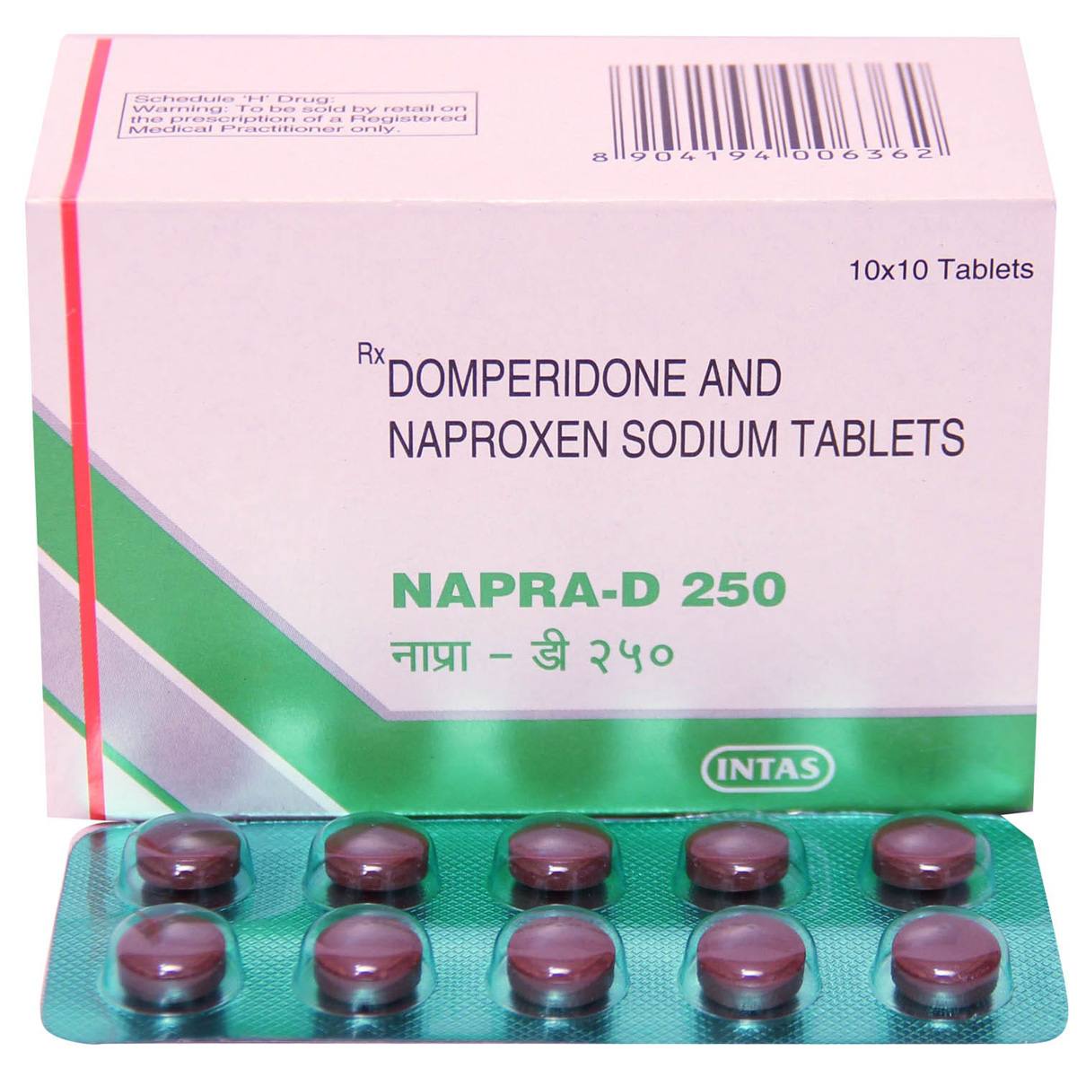 Napra D 250 Tablet 10's, Pack of 10 TABLETS Napra D 250 Tablet 10's, Pack of 10 TABLETS