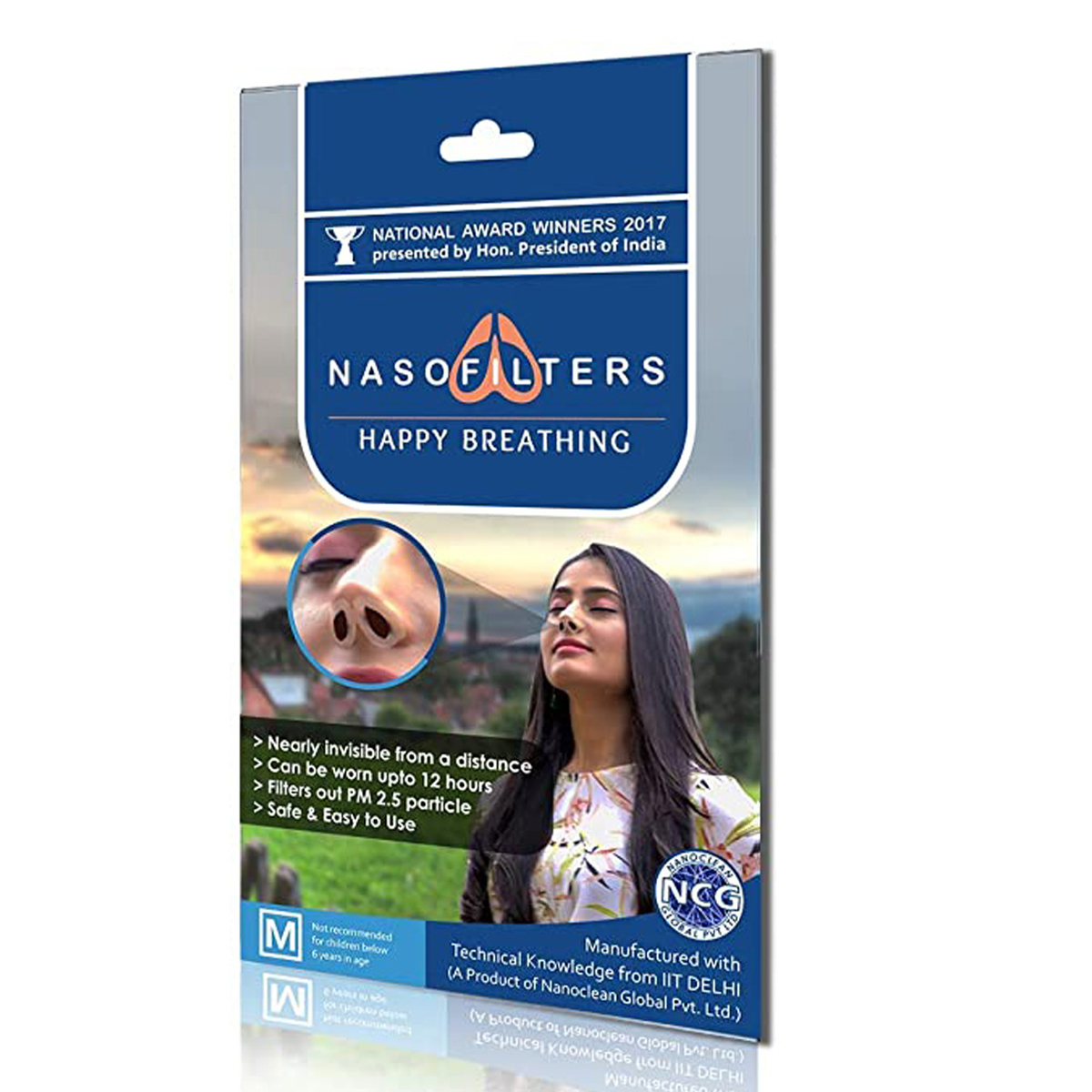 Nanoclean Nasofilters-Medium, 10 Count, Pack of 1 Nanoclean Nasofilters-Medium, 10 Count, Pack of 1