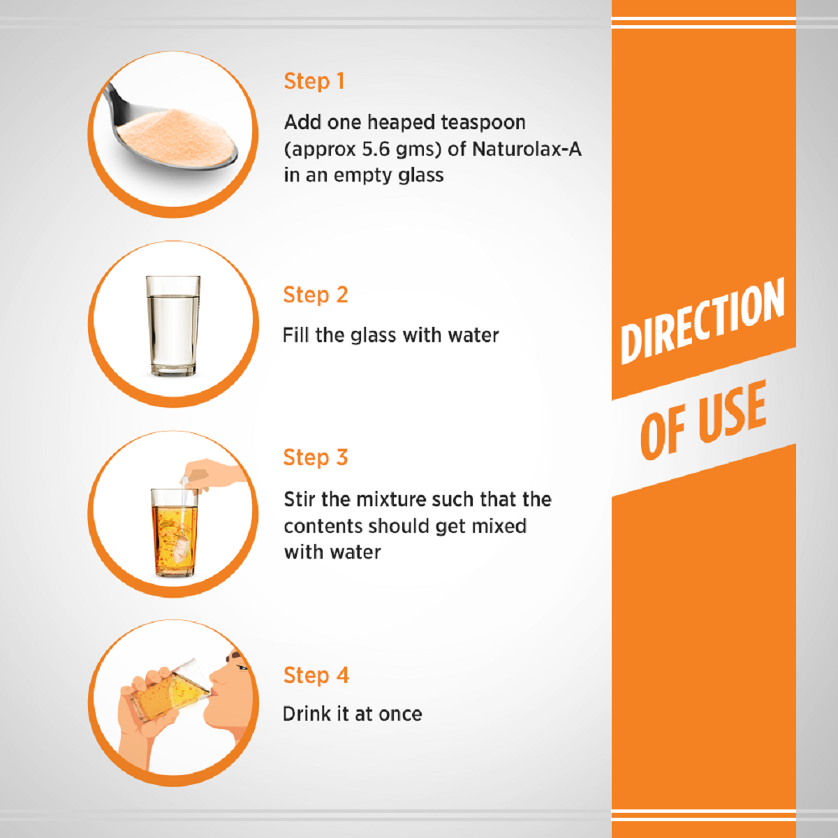 Naturolax-A Tasty Orange Flavour 100 gm, Pack of 1 Naturolax-A Tasty Orange Flavour 100 gm, Pack of 1