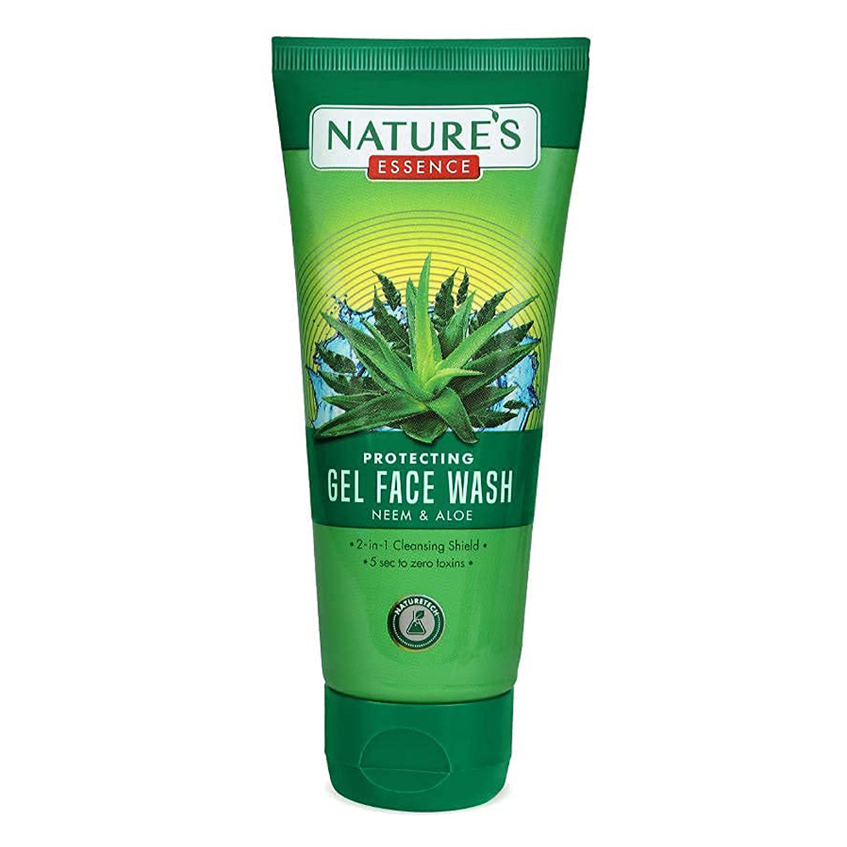 Nature's Essence Protecting Gel Face Wash 100 ml | Neem & Aloe Vera | Cleanses, Hydrates & Moisturises | For All Skin Type, Pack of 1 Nature's Essence Protecting Gel Face Wash 100 ml | Neem & Aloe Vera | Cleanses, Hydrates & Moisturises | For All Skin Type, Pack of 1