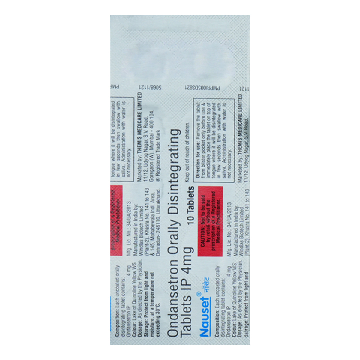 Nauset Tablet 10's, Pack of 10 TabletS Nauset Tablet 10's, Pack of 10 TabletS