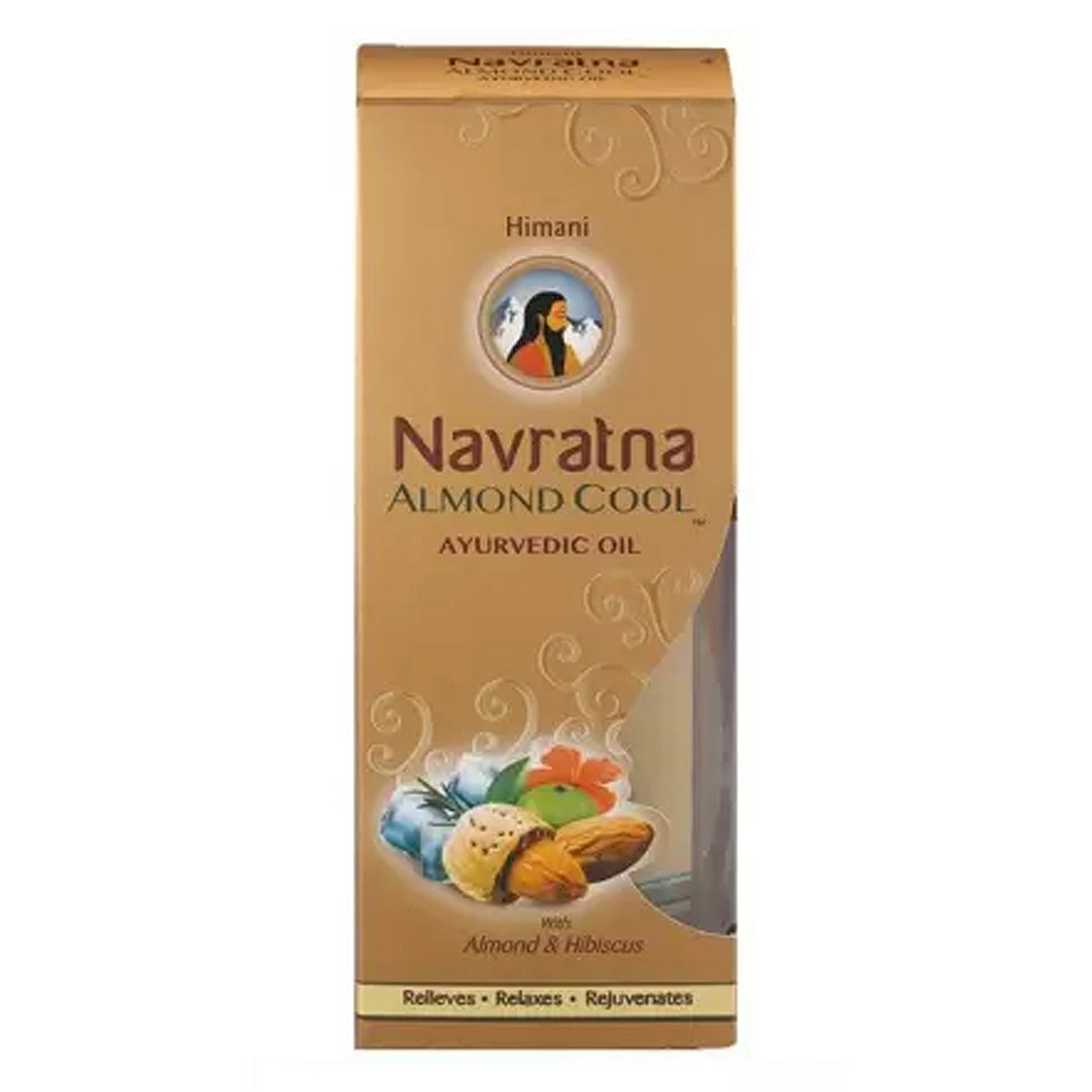Navratna Almond Cool Ayurvedic Hair Oil, 100 ml, Pack of 1 Navratna Almond Cool Ayurvedic Hair Oil, 100 ml, Pack of 1