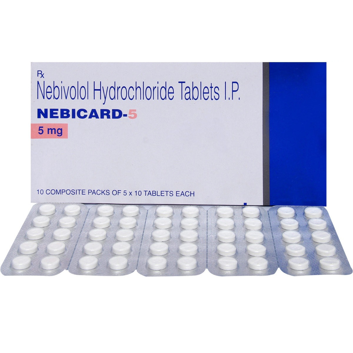 Nebicard-5 Tablet 10's, Pack of 10 TABLETS Nebicard-5 Tablet 10's, Pack of 10 TABLETS