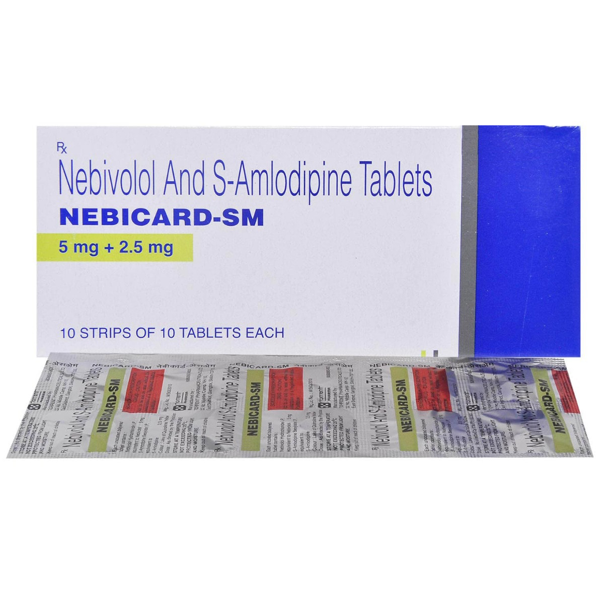 Nebicard-SM Tablet 10's, Pack of 10 TABLETS Nebicard-SM Tablet 10's, Pack of 10 TABLETS