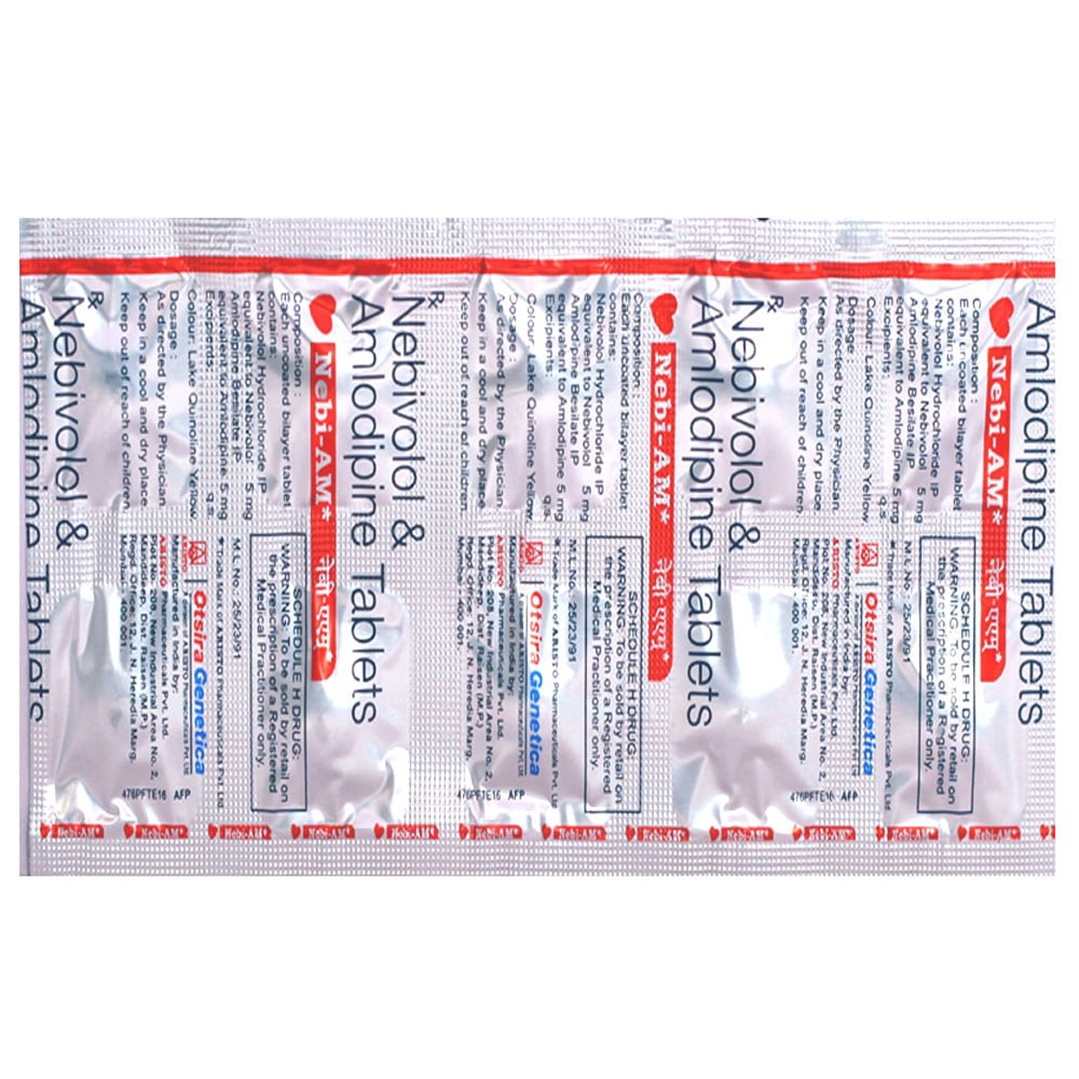 Nebi-AM Tablet 10's, Pack of 10 TABLETS Nebi-AM Tablet 10's, Pack of 10 TABLETS