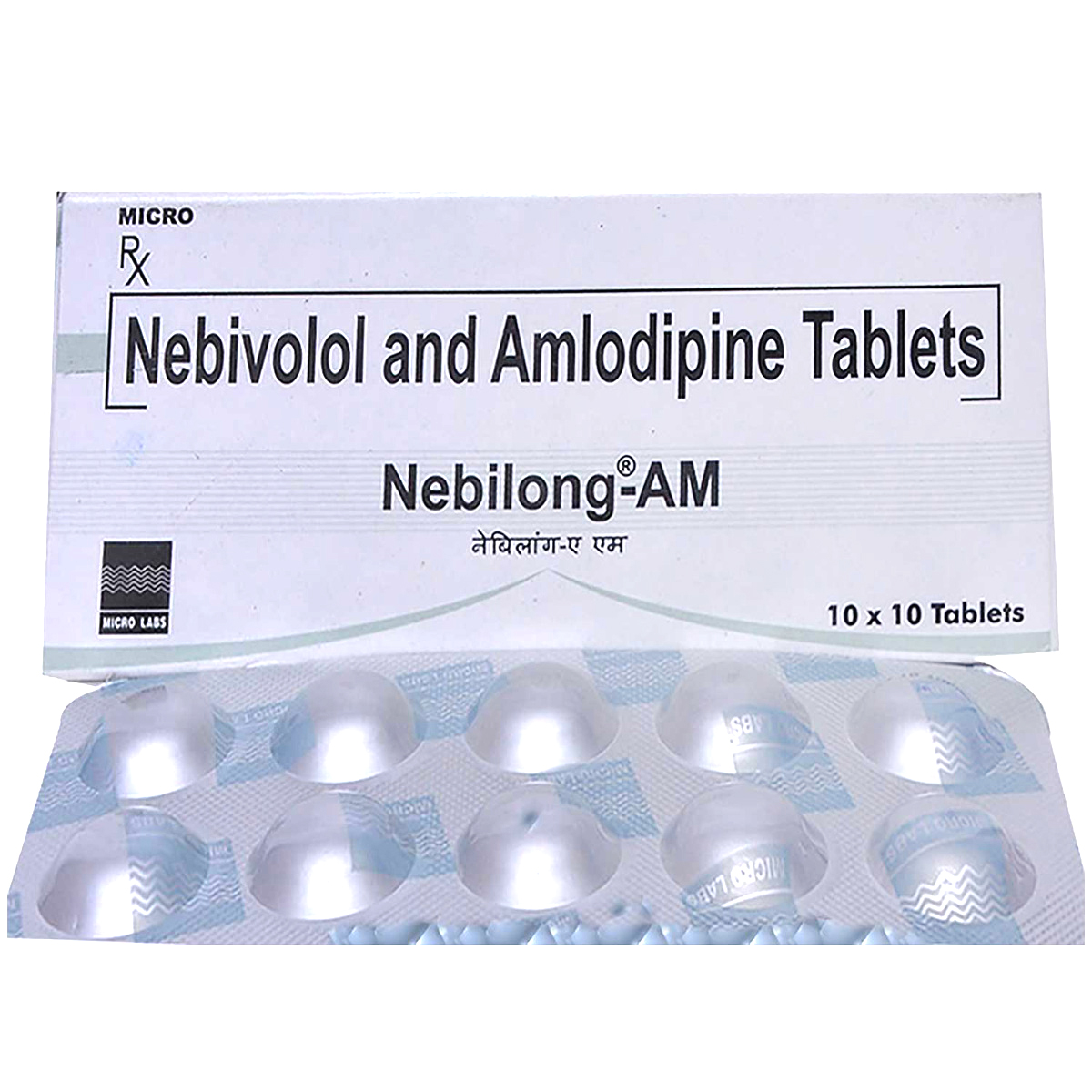 Nebilong-AM Tablet 10's, Pack of 10 TABLETS Nebilong-AM Tablet 10's, Pack of 10 TABLETS