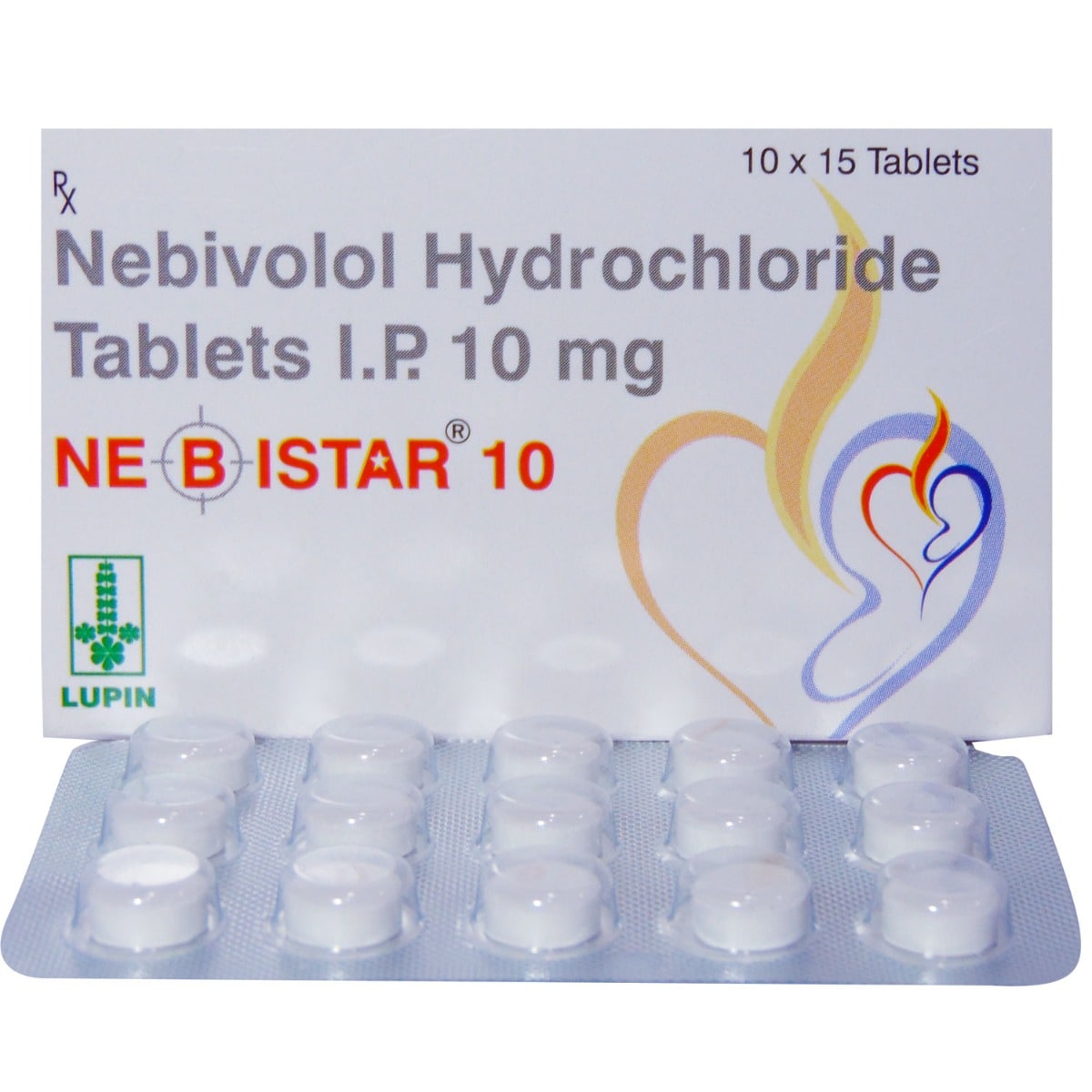 Nebistar 10 Tablet 15's, Pack of 15 TabletS Nebistar 10 Tablet 15's, Pack of 15 TabletS