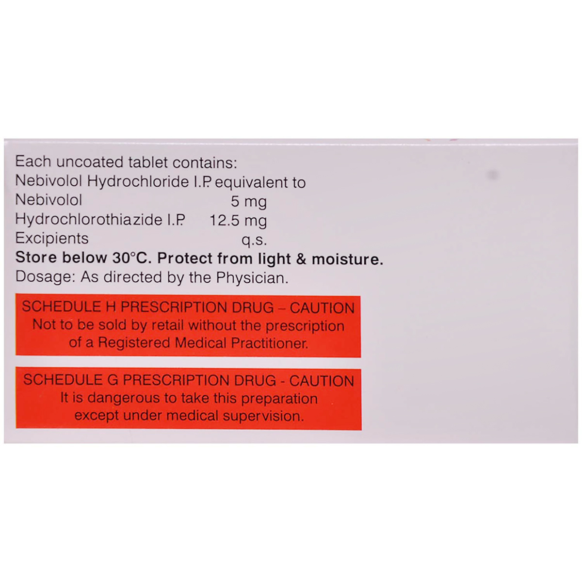 Nebistar-H Tablet 15's, Pack of 15 TabletS Nebistar-H Tablet 15's, Pack of 15 TabletS