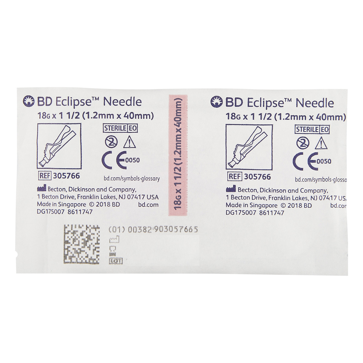 Needle 18x 11/2, 1 Count, Pack of 100 Needle 18x 11/2, 1 Count, Pack of 100