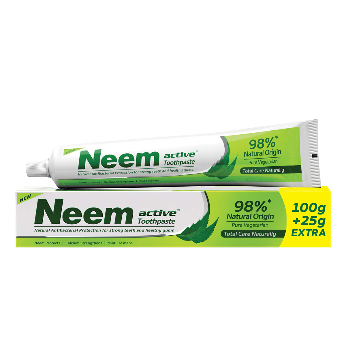 Neem Active Toothpaste, 125 gm (100 gm + 25 gm Free), Pack of 1 Neem Active Toothpaste, 125 gm (100 gm + 25 gm Free), Pack of 1