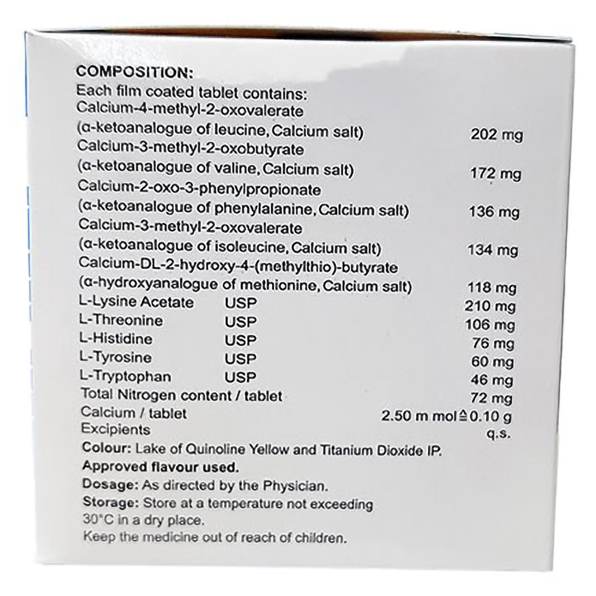 Nefrosave Keto-DS Tablet 10's, Pack of 10 TABLETS Nefrosave Keto-DS Tablet 10's, Pack of 10 TABLETS