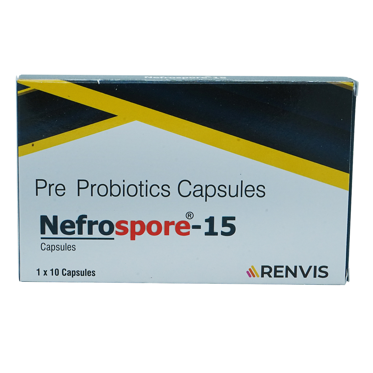Nefrospore-15 Capsule 10's, Pack of 10 Nefrospore-15 Capsule 10's, Pack of 10