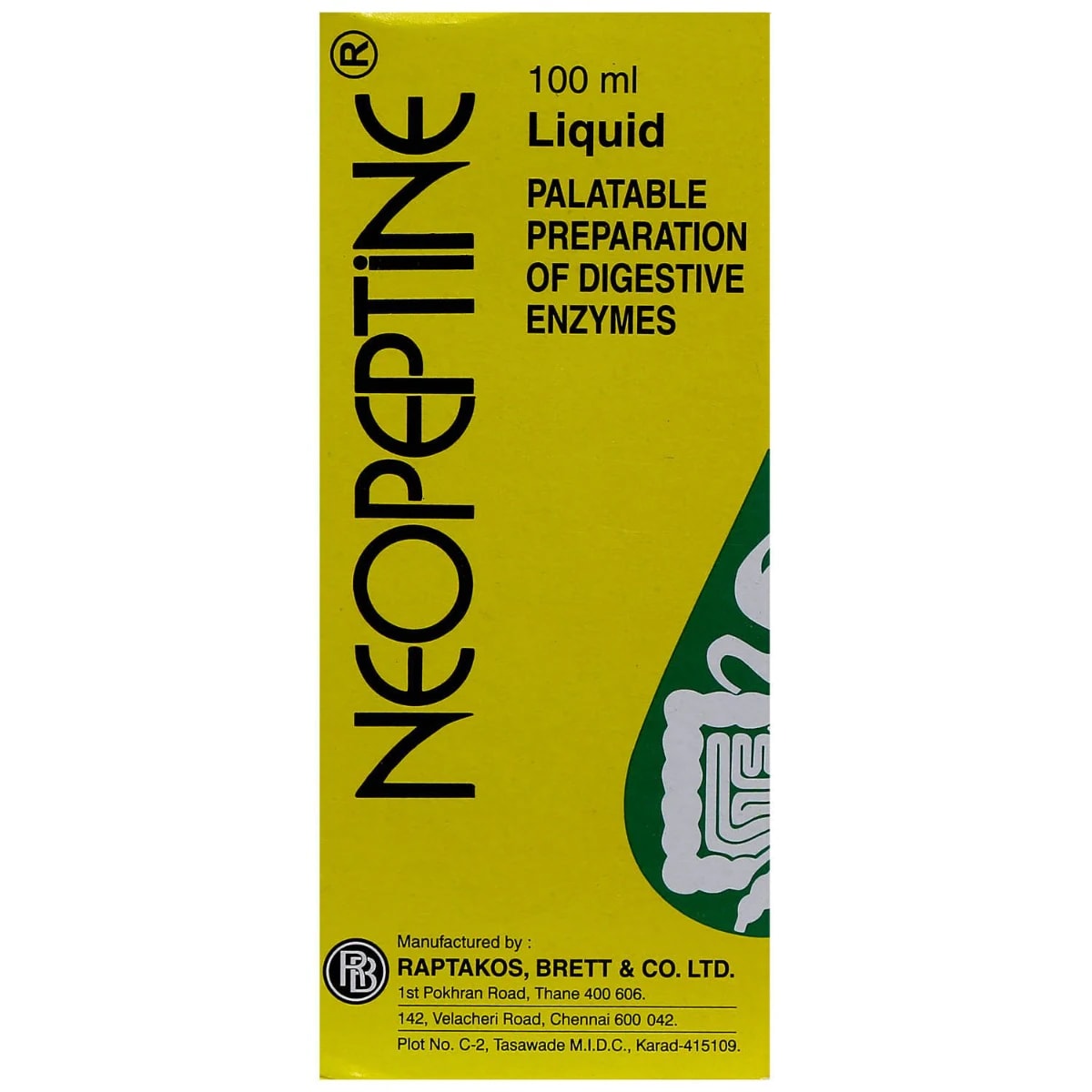 Neopeptine Liquid 100 ml, Pack of 1 ORAL LIQUID Neopeptine Liquid 100 ml, Pack of 1 ORAL LIQUID