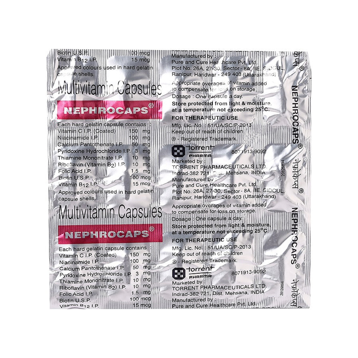 Nephrocaps Capsule 15's, Pack of 15 CAPSULES Nephrocaps Capsule 15's, Pack of 15 CAPSULES