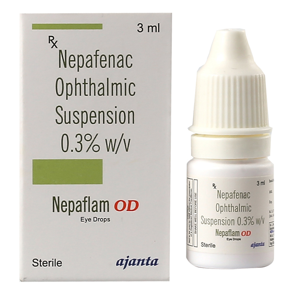 Nepaflam OD Eye Drops 3 ml, Pack of 1 Eye Drops Nepaflam OD Eye Drops 3 ml, Pack of 1 Eye Drops